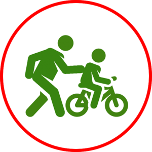 Kid's bike icon
